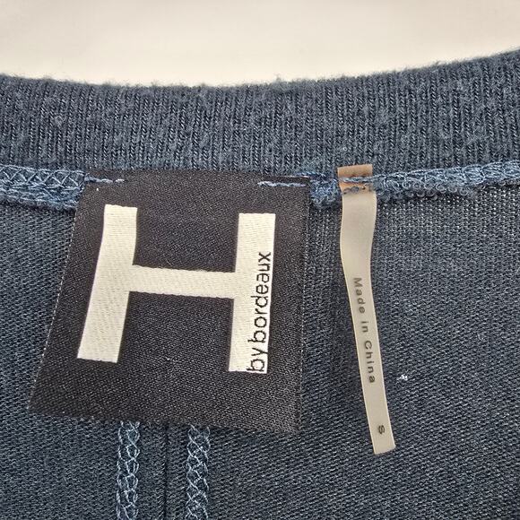 H By Bordeaux Women's Exposed Seam Fuzzy Brushed Knit Sweater Size Small - Picture 5 of 10